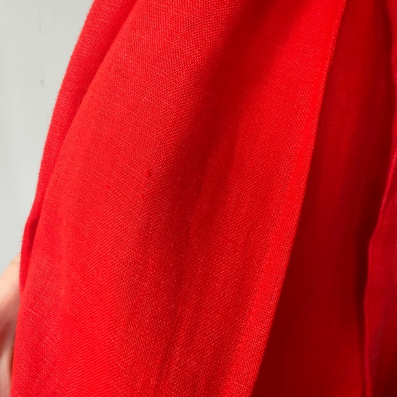 JCREW, Red Linen Maxi Dress, MSRP $248, NWT - Picture 11 of 16